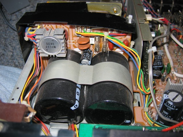 Power supply capacitors